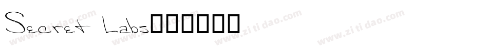 Secret Labs字体转换
